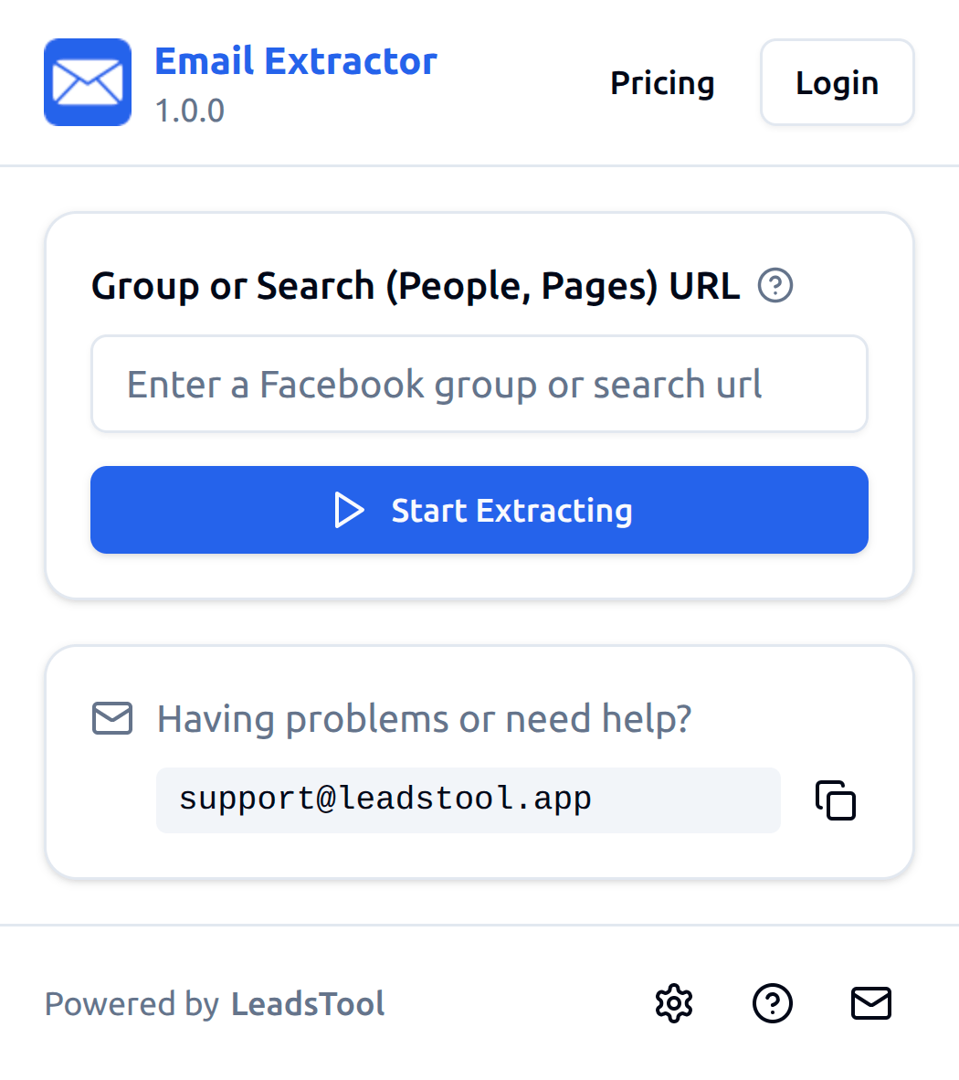App screenshot